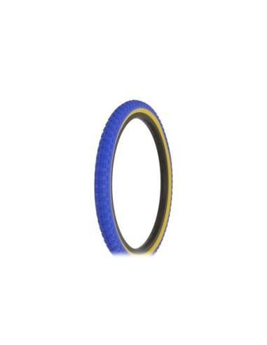 Tire 20 x 1.75 Blue/Gum Side Wall HF-143G.